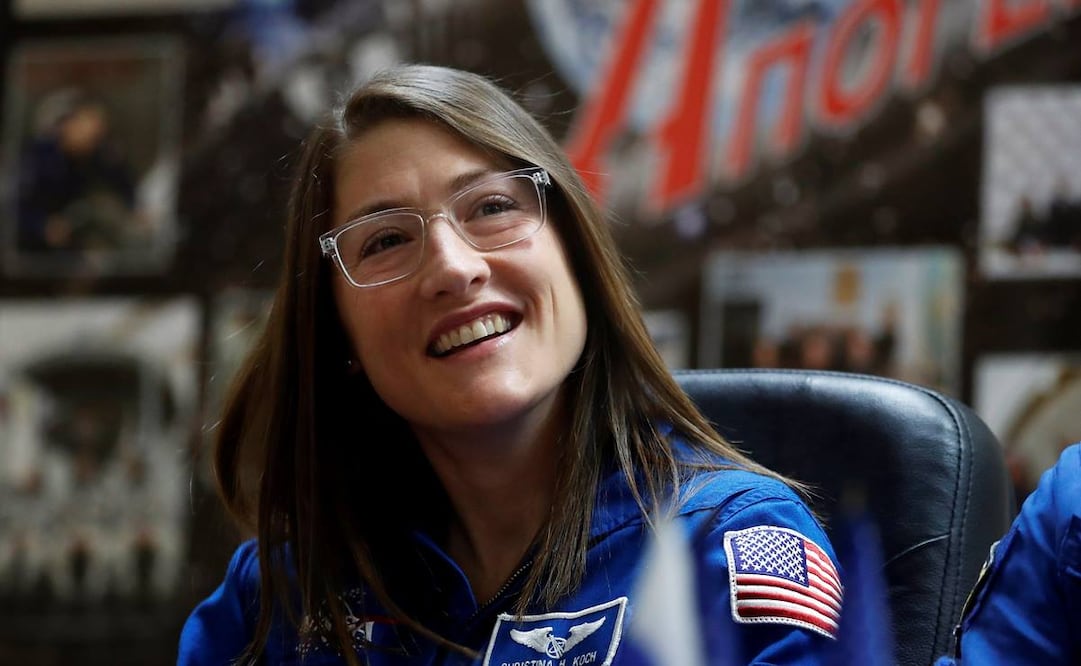 Christina Koch ha permanecido en el espacio 289 días consecutivos (Foto: EFE)