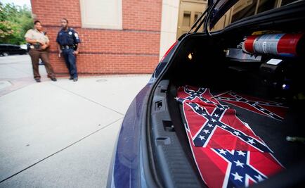 Aparecen banderas confederadas en sitios vinculados a Luther King