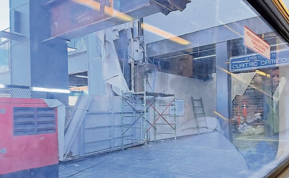 La estación de Chabacano de la Línea 2 del Metro sigue cerrada. Foto: Especial