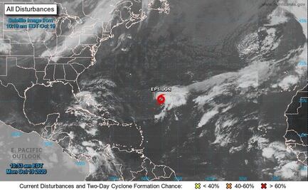 Tormenta tropical “Épsilon” se forma en el Atlántico; amenaza las islas Bermudas
