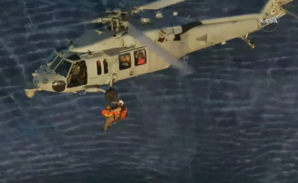 Termina con éxito la misión Artemis II del regreso humano a la órbita lunar. Foto: EFE.