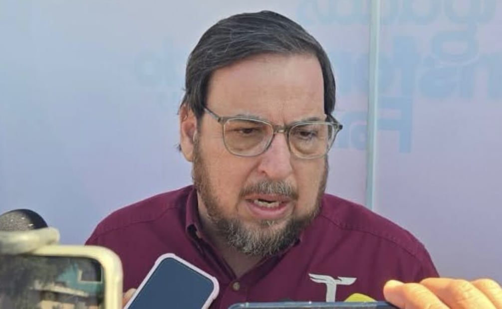 El secretario estatal de Educación, Miguel Ángel Valdez García (26/02/2026). Foto: Especial