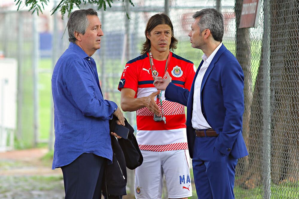 Imago7. Jorge Vergara, Matías Almeyda y José Luis Higuera