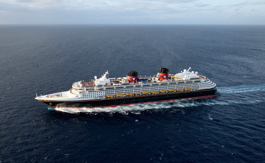 El barco Disney Wonder, el cual tiene itinerarios en México. Foto: Cortesía Disney Cruise Line