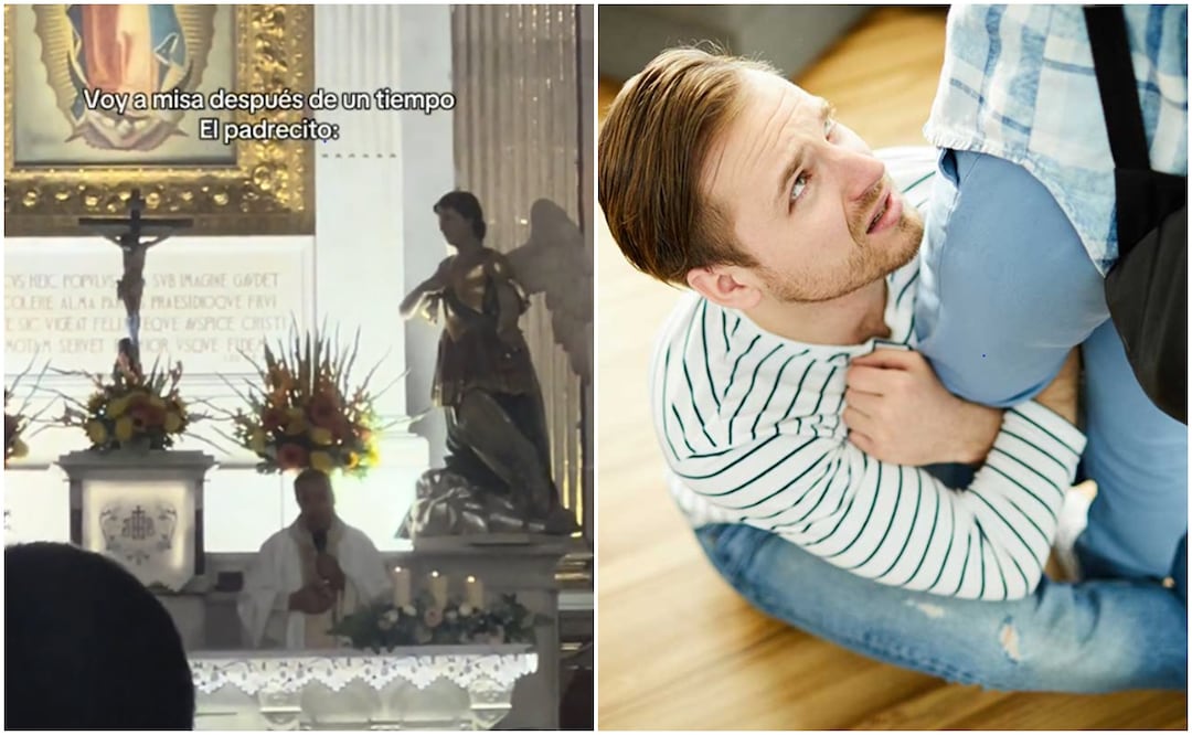 El video del sacerdote tiene más de 2 millones de reproducciones en TikTok. Foto: Especial