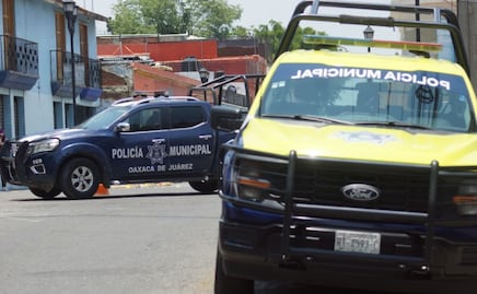 Policías municipales de Oaxaca realizan paro de labores; exigen ley de pensiones e incremento salarial