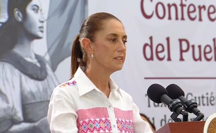 Sheinbaum condena expresión de senador contra periodista Enrique Acevedo; "jamás debe utilizarse una palabra como amenaza", señala