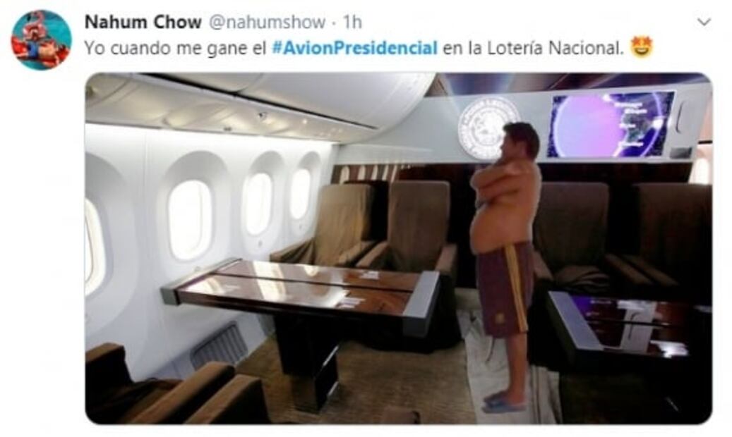 Rifa del avión presidencial hace volar a los memes