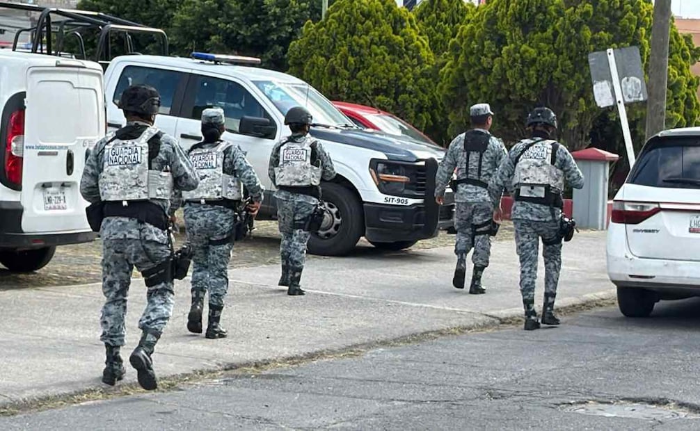 Llegaron integrantes de la Guardia Nacional y del Ejército. Foto: Especial
