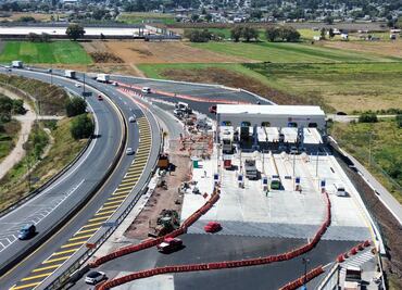 Habilitan nueva caseta de cobro en Circuito Exterior Mexiquense para quienes provienen del AIFA