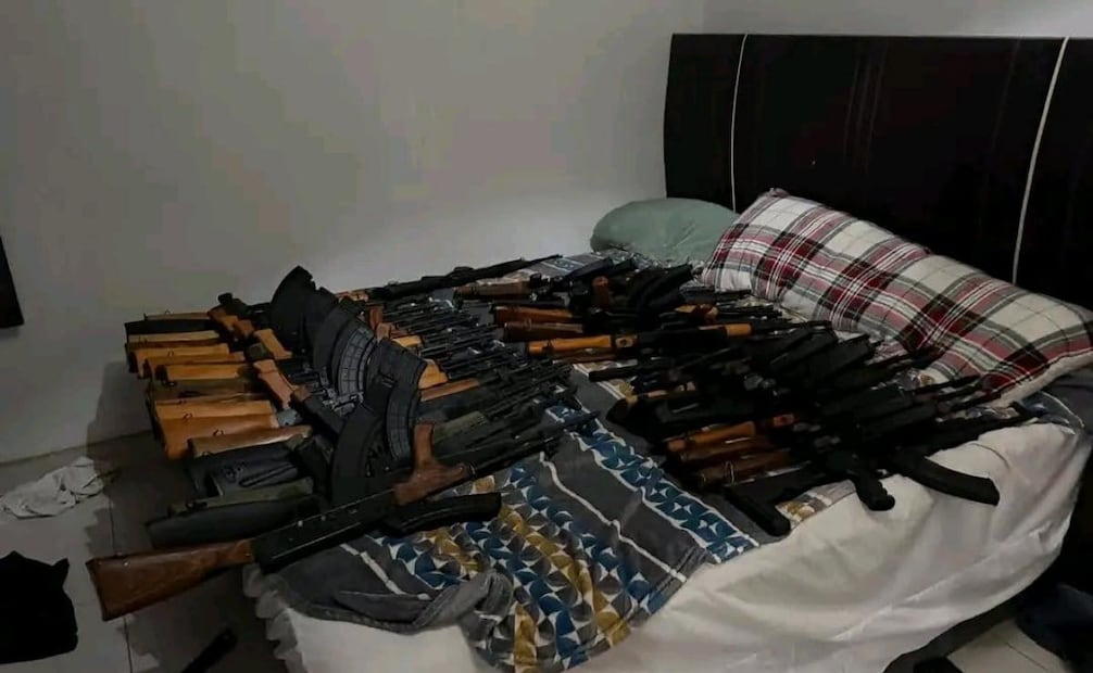 "Los Rusos", brazo armado de "La Mayiza", en Sonora. Foto: Especial