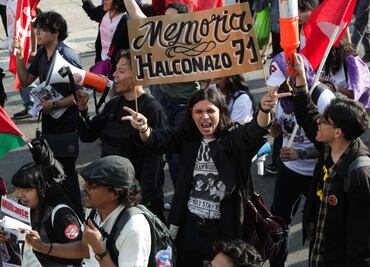 Marcha por 54 aniversario del "Halconazo" finaliza con saldo blanco: Gobierno de CDMX; SSC desplegó 400 elementos de seguridad