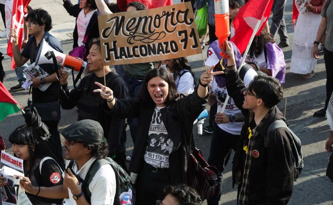 Marcha por el 54 aniversario del "Halconazo" finaliza con saldo blanco. (10/06/2025) Foto: Carlos Mejía/ EL UNIVERSAL