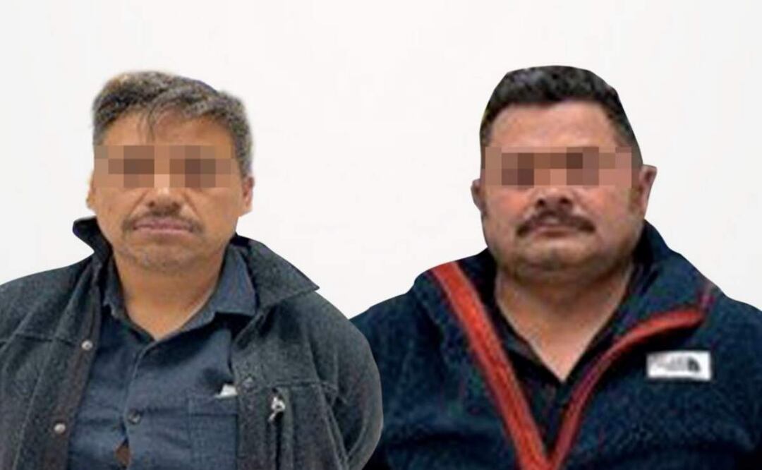 Alan “N” (izquierda) y su escolta Herminio “N", fueron vinculados a proceso por el delito de homicidio en grado de tentativa en agravio de siete policías ministeriales en Guanajuato (19/03/2025). Foto: Especial