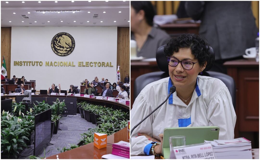 Rita Bell López Vences, presidenta de la Comisión de Igualdad de Género y No Discriminación del Instituto Nacional Electoral (INE). Foto: X @RitaBellLpz.