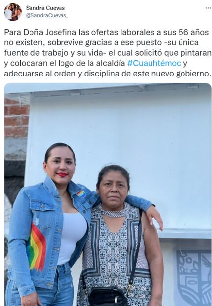 ¿Y las "ricas tortas"? Indigna borrado de rótulos en la Alcaldía Cuauhtémoc