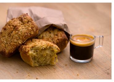 Pan de calabaza con crumble de avena #RECETA