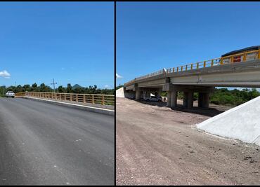 Reconstruyen puente destruido por el huracán “Willa” en El Rosario, Sinaloa