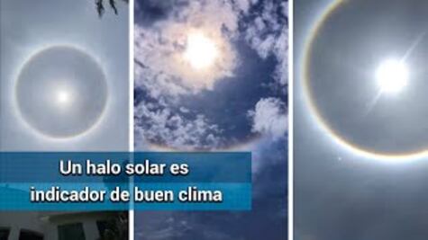 Halo solar no tiene alguna relación con los sismos