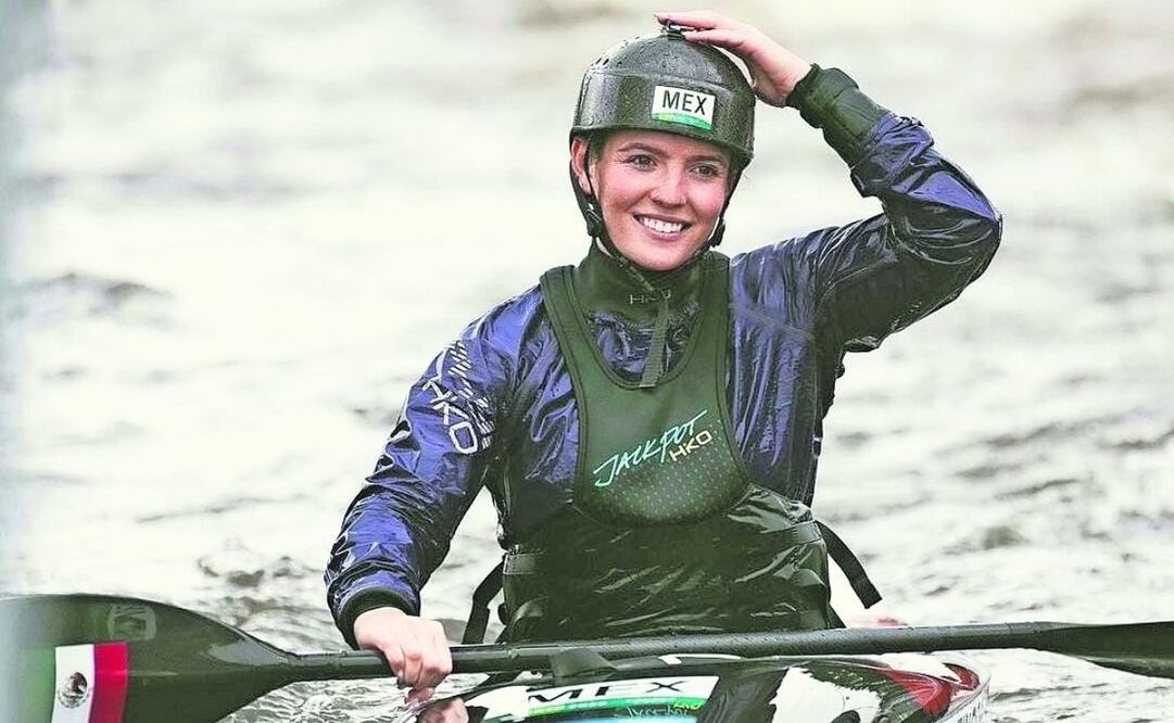 Es pionera en la práctica del Kayak en México, y le da felicidad darlo a conocer. Foto: Instagram