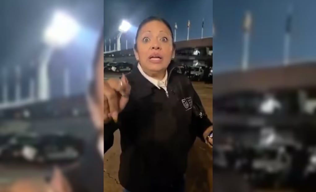 El video de la mujer se hizo viral en redes sociales. Foto: X
