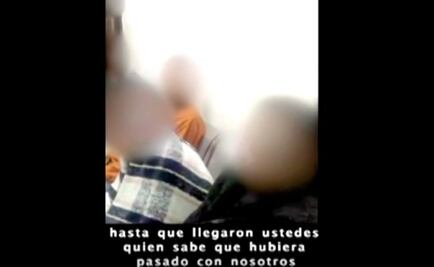 Video. Secuestrados agradecen a soldados que los rescataron