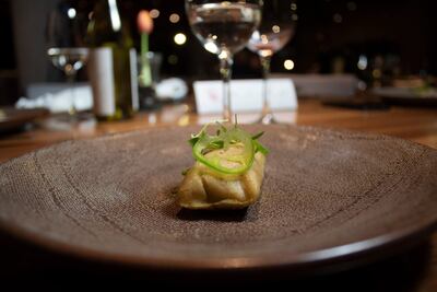 Este restaurante ofrece tamales maridados con vino