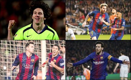 Los 100 goles de Messi en Champions League