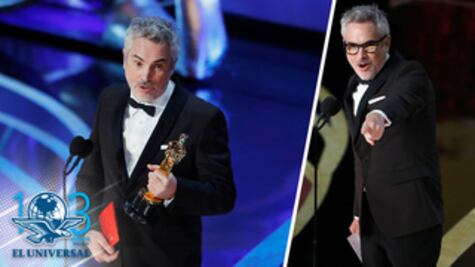 Esto dijo Cuarón en los Oscar y hace historia con ROMA