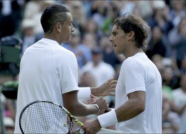 El “acalorado” duelo que tendrá Nadal contra Kyrgios en Wimbledon