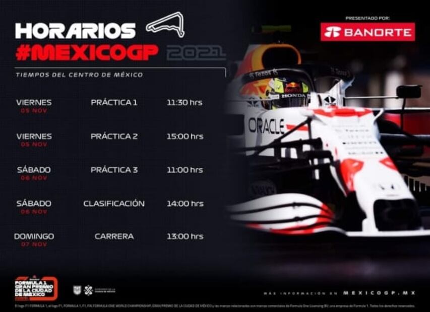 ¿Cuándo y a qué hora corre Checo?