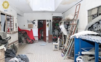 Aseguran 150 toneladas de autopartes en predio con fachada de hotel en Cuauhtémoc