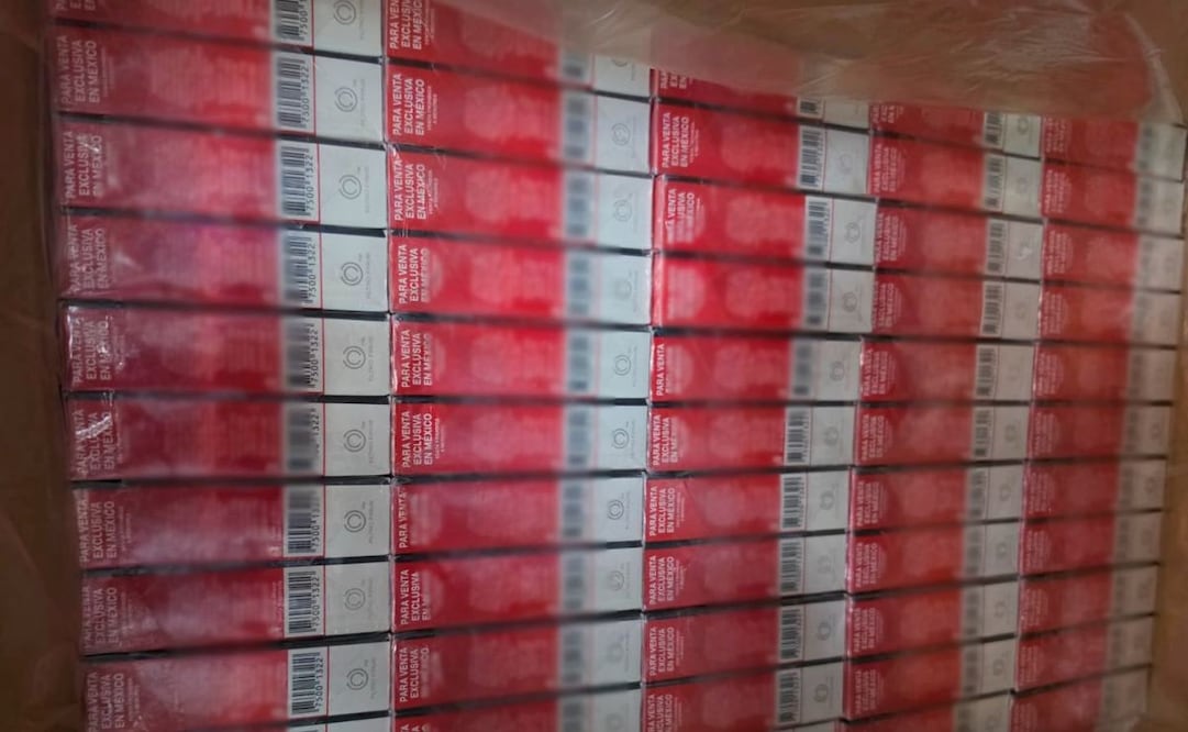 Aseguran 5.8 millones de cigarros apócrifos provenientes de Singapur y Sri Lanka. Foto: Especial