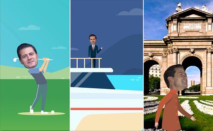 El bienestar del golfista Peña Nieto