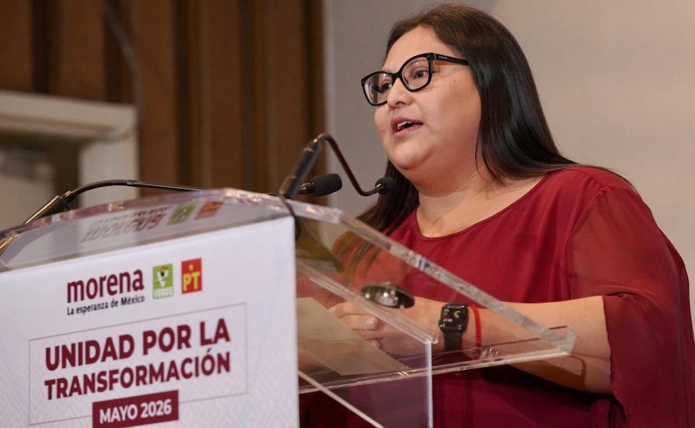 Citlalli Hernández Mora, presidenta de la Comisión Nacional de Elecciones de Morena. Foto: Morena