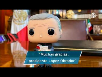 Con funko de AMLO, Beatriz Gutiérrez Müller agradece “4 años de profundas transformaciones”