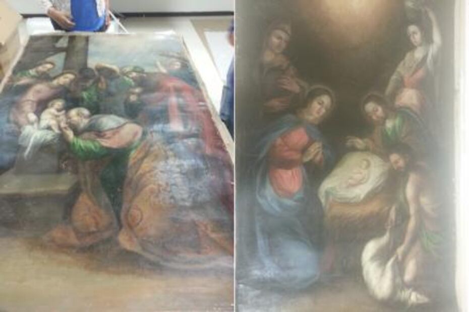 Recuperan 8 obras robadas de arte sacro en Veracruz