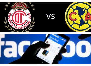 Usuarios de Facebook “calientan” el Toluca vs América