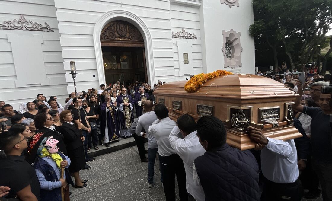 Sepelio de Alejandro Arcos Catalán en Chilpancingo. Foto: Emiliano Torres / EL UNIVERSAL