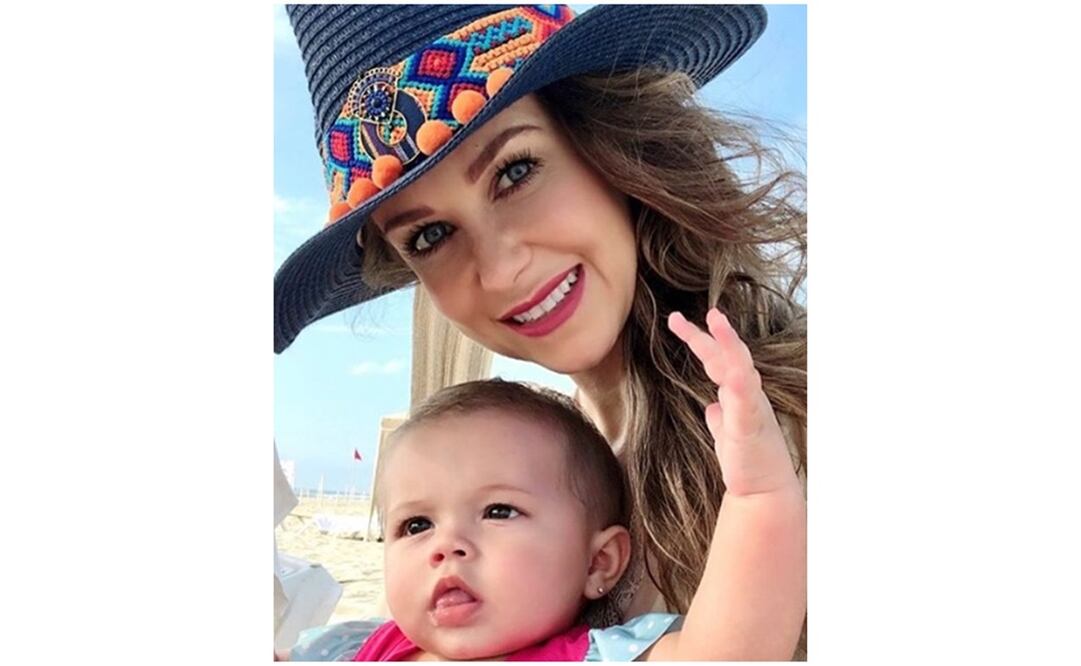 Ingrid Martz y su bebé. Foto: Instagram 
