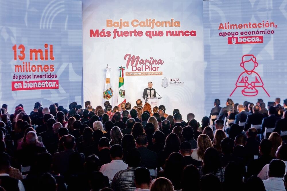 La gobernadora Marina del Pilar afirmó que la ayuda económica se traduce en alimentos y un mejor hogar para miles de familias en la entidad. Foto: Especial