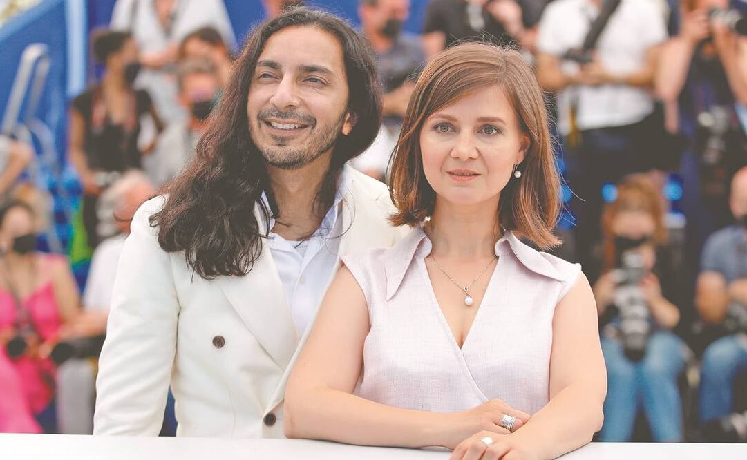 La directora Ana Mihai y el guionista Habacuc De Rosario. Foto. EFE. 