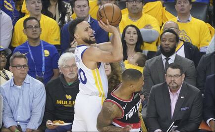 Contundente triunfo de Warriors ante Blazers en el Juego 1