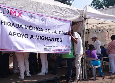 Sector Salud brinda atención médica a caravana migrante