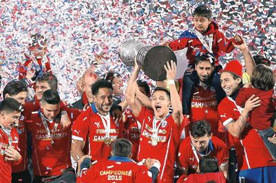 Chile hizo de las suyas por la gloria