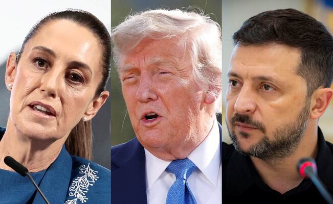 Sheinbaum y Zelensky; estos son los líderes con los que Trump ya no se reunirá tras dejar el G7