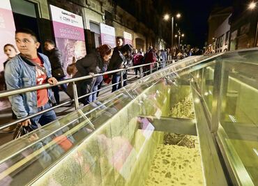 Abren puente sobre el Templo Mayor