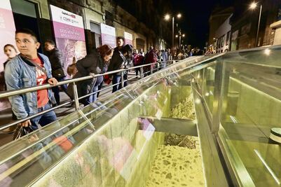 Abren puente sobre el Templo Mayor
