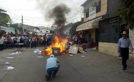 Dan prisión a 17 por destruir material electoral en Oaxaca