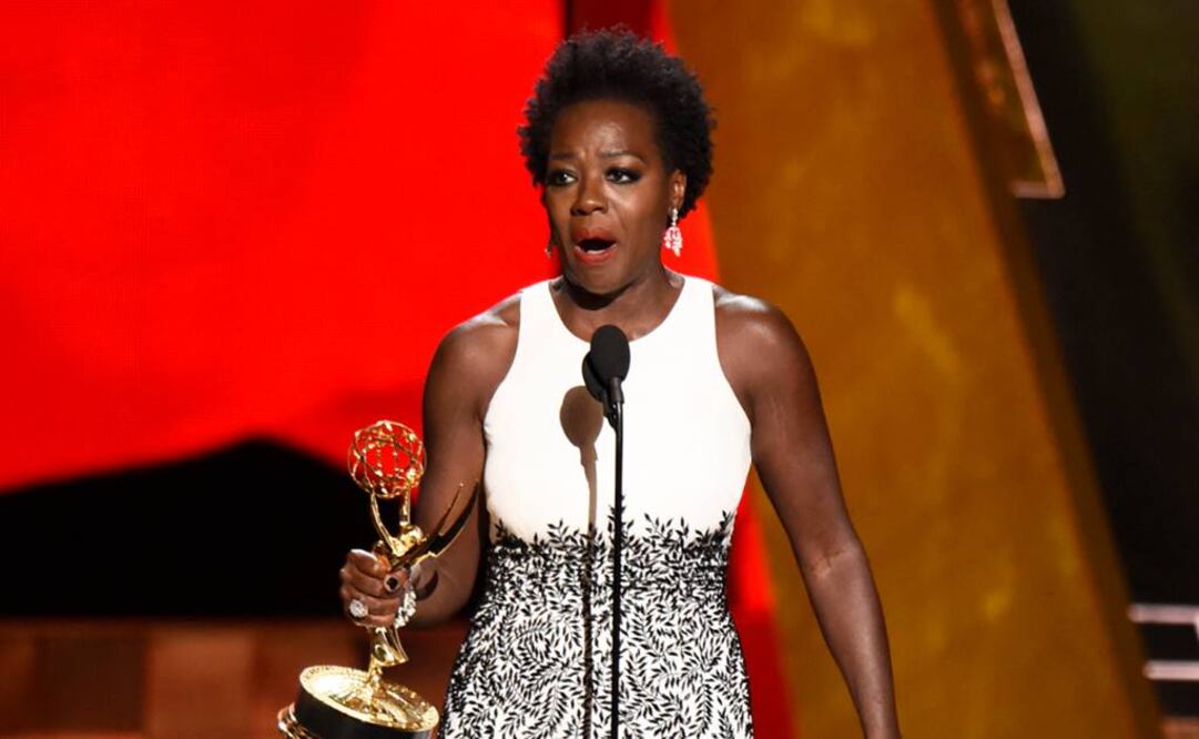 Viola Davis se convirtió en la primera mujer de raza negra en ganar un Emmy como mejor actriz de drama . (FOTO: AP)